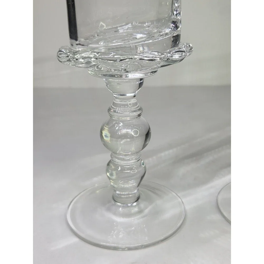 Pair of Southern Living Emerson Juice Iced Tea Glasses Set 2 Water Wine Goblets